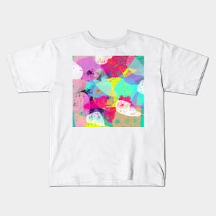 Collage Art Abstract Multicolor Colorful Kids T-Shirt